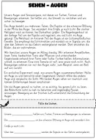 Vorschau - Stundenentwürfe - Sachtexte Sinne Sinnesorgane - Seite 2