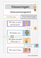 Vorschau - Poster - Klassenregeln Grundschule / Klassenwerte - Deckblatt