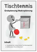 Vorschau - Unterrichtsreihen - Unterrichtseinheit Tischtennis. Materialpaket - Seite 1