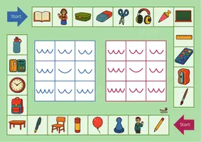 Vorschau - Stationenlernen - Schulanfang Silbenbingo - phonologische Bewusstheit - Seite 1
