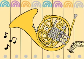 Vista previa - Manualidades / Dibujos para colorear - Puzzle instrumentos - página 3