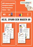 Vorschau - Poster - Hejo spann den Wagen an • Boomwhacker Bodypercussion MP3 Noten Text - Deckblatt