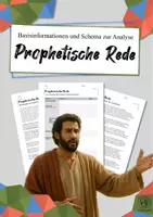 Vorschau - Arbeitsblätter - Prophetische Rede: Informationen und Analyseschema - Deckblatt