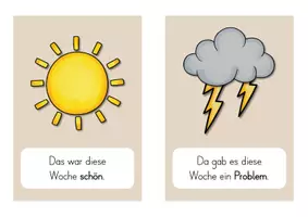 Vorschau - Fördermaterial/Inklusion - Reflexionskarten Wochenreflexion zum Wochenabschluss - Seite 2