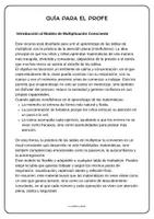 Vista previa - Unidades / Secuencias / Situaciones de Aprendizaje - Multiplicación en Calma | Actividades de concentración y regulación emocional para Primaria (6-12 años) - página 2