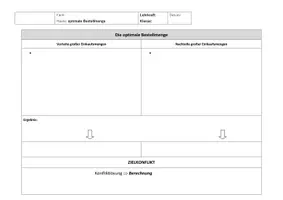 Vorschau - Arbeitsblätter - optimale Bestellmenge - Seite 1