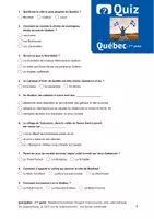 Vorschau - Quiz - Quiz Québec – 2ème partie - Seite 1