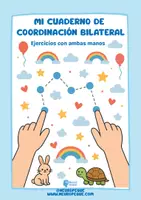 Vista previa - Hojas de trabajo - MI CUADERNO DE COORDINACIÓN BILATERAL. EJERCICIOS CON AMBAS MANOS. - página 1