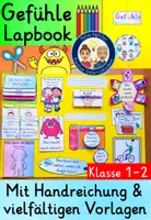 Vorschau - Mal- und Bastelvorlagen - Meine Gefühle LAPBOOK Klasse 1 und 2 - Sachunterricht Ethik - Deckblatt