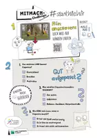 Vorschau - Arbeitsblätter - Multimediale Gesundheits-MitMach-Challenge #starkWieWir - Deckblatt