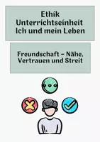 Vorschau - Arbeitsblätter - Freundschaft – Nähe, Vertrauen und Streit - Deckblatt