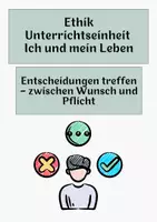 Vorschau - Arbeitsblätter - Entscheidungen treffen – zwischen Wunsch und Pflicht - Deckblatt