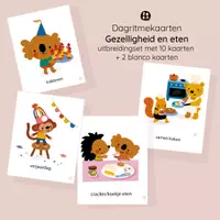 Voorbeeld - Dagritmekaarten - uitbreidingsset : eten & gezelligheid PDF - Voorblad