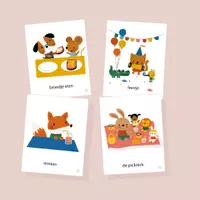 Voorbeeld - Dagritmekaarten - uitbreidingsset : eten & gezelligheid PDF - Pagina 1