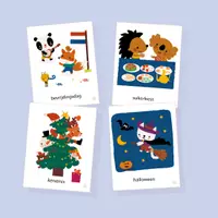 Voorbeeld - Dagritmekaarten - bijzondere en feestdagen voor KDV, thuis of kleuterklas - Pagina 1