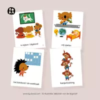 Voorbeeld - Dagritmekaarten voor Groep 1/2 - kleuters PDF - Voorblad