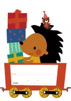 Voorbeeld - Verjaardagskalender - de trein kalender voor KDV, klas of groep - Pagina 2