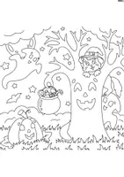 Aperçu - Apprentissages en autonomie - 100 coloriages pour Halloween - Page 3