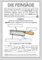 Vorschau - Arbeitsblätter - Die Feinsäge-1 - Seite 1