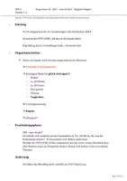 Vorschau - Stundenentwürfe - Einführungsstunde AES Kl. 6: Orga, AES - was ist das, Hygiene - Seite 1