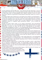 Vorschau - Arbeitsblätter - Kalter Krieg - Entspannung & Konfrontation - 10 - Deckblatt
