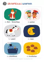 Voorbeeld - Woordkaarten Sinterklaas | Sintwoordjes - PDF - Voorblad