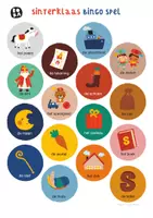 Voorbeeld - Sinterklaas Bingo Spel - Sint plezier voor klas of groep - Voorblad
