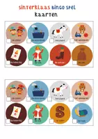 Voorbeeld - Sinterklaas Bingo Spel - Sint plezier voor klas of groep - Pagina 1