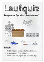 Vorschau - Spiele - Materialpaket. Laufquiz. Erwärmung/Ausdauertraining/Laufen - Seite 1