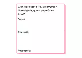 Vista previa - Refuerzo / NEE / Materiales de apoyo - Volum I.Problemes matemàtics: sumes, restes i multiplicacions - página 2