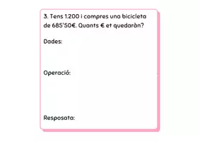 Vista previa - Refuerzo / NEE / Materiales de apoyo - Volum I. Problemes matemàtics: multiplicacions i divisions - página 3