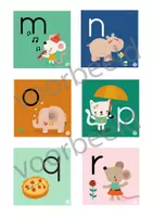 Voorbeeld - Letterkaartjes - de kleine letters - Letterkaarten Nederlands - Pagina 3