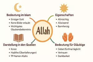 Vorschau - Arbeitsblätter - Arbeitsblätter zum Thema "Allah" + Lösung & MP3 + Mindmap + Infografik - Seite 2