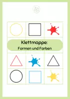 Vorschau - Spiele - Klettmappe Formen und Farben - Deckblatt