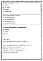 anteprima - Schede informative - Definire che cos’è l’onomatopea e riconoscerla in frasi semplici - Pagina 3
