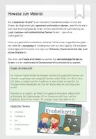 Vorschau - Aufgabenkarten - Knobelkartei Mathematik Klasse 3 und 4 - Seite 1