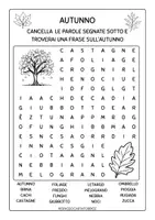 anteprima - Giochi - CRUCIPUZZLE AUTUNNO - Pagina 1