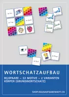 Vorschau - Spiele - Wortschatzaufbau (DaZ) – Körper – Bildpaare - Deckblatt