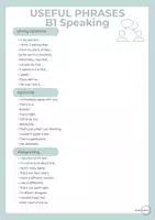 Vista previa - Unidades / Secuencias / Situaciones de Aprendizaje - Useful Phrases B1 Speaking - página 1