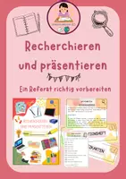 Vorschau - Arbeitsblätter - Recherchieren und Präsentieren - So halte ich ein Referat!
Mit Beispielsreferat! (differenziert) - Deckblatt