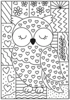 Vorschau - Mal- und Bastelvorlagen - 🖍️ Ausmalbilder „Waldtiere PopArt“ – Kreatives Malvergnügen für Kinder - Seite 1
