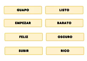 Vista previa - Unidades / Secuencias / Situaciones de Aprendizaje - Sinónimos y antónimos - página 1