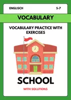 Vorschau - Arbeitsblätter - School – Vocabulary Practice Worksheet 🏫 | Englisch Wortschatzübungen Schule mit Lösungen - Seite 1