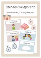 Vorschau - Präsentationen/Tafelbilder - Transparenz im Grundschulunterricht - Deckblatt