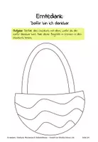 Vorschau - Arbeitsblätter - Erntedank: Obstkorb, Recherche und Reflexionsfragen - Seite 2