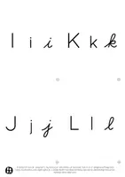 Voorbeeld - letterkaarten : hoofdletter, schrijfletter en kleine letter PDF - Pagina 2