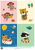 Voorbeeld - letterkaarten met illustraties - woordenschat en klank leren - Voorblad