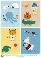 Voorbeeld - letterkaarten met illustraties - woordenschat en klank leren - Pagina 2