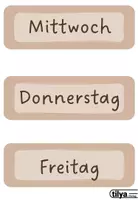 Vorschau - Mal- und Bastelvorlagen - Stundenplan Vorlage Sekundarstufe I - Seite 2