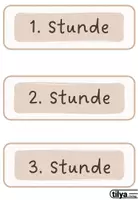 Vorschau - Mal- und Bastelvorlagen - Stundenplan Vorlage Sekundarstufe I - Seite 3